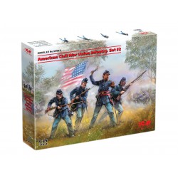 ICM 35023 1/35 American Civil War Union Infantry. Set 2