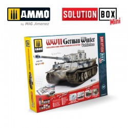 AMMO BY MIG A.MIG-7901 Solution Box MINI - How to paint WWII German winter vehicles