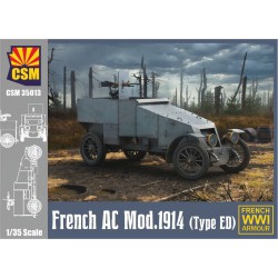COPPER STATE MODEL 35013 1/35 French Armored Car Modele 1914 (Type ED)