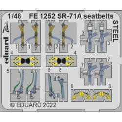 EDUARD FE1252 1/48 SR-71A seatbelts STEEL for REVELL