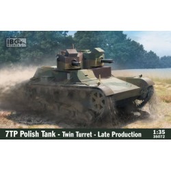 IBG MODELS 35072 1/35 7TP Polish Tank - Twin Turret