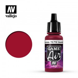 VALLEJO 72.712 Game Air Scarlett Red Color 17 ml.