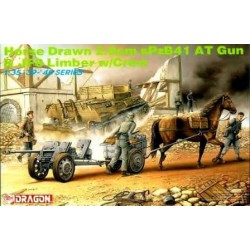 DRAGON 6079 1/35 Horse Drawn 2.8cm SPzB41 AT Gun & JF8 Limber