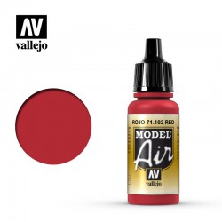 VALLEJO 71.102 Model Air Red Color 17 ml.