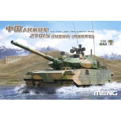 MENG TS-050 1/35 PLA ZTQ15 Light Tank w/Add-On Armor