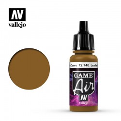 VALLEJO 72.740 Game Air Leather Brown Color 17 ml.