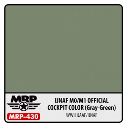 MR.PAINT MRP-430 IJNAF M0/M1 Official Cockpit Color (Gray Green) 30 ml.