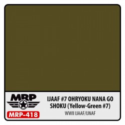 MR.PAINT MRP-418 IJAAF 7 Ohryoku Nana Go Shoku (Yellow Green 7) 30 ml.