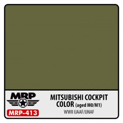 MR.PAINT MRP-413 Mitsubishi Cockpit Color (Aged) 30 ml.