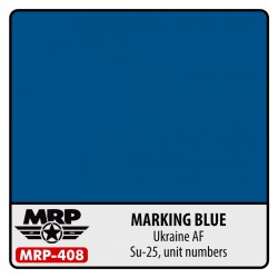 MR.PAINT MRP-408 Marking Blue - Ukraine AF, Su25 numbers 30 ml.