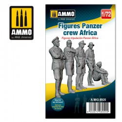 AMMO BY MIG A.MIG-8920 1/72 Figures Panzer crew Africa