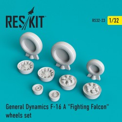 RESKIT RS32-0023 1/32 F-16 (A) "Fighting Falcon" wheels set