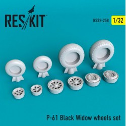 RESKIT RS32-0258 1/32 P-61 Black Widow wheels set