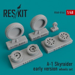 RESKIT RS48-0166 1/48 A-1 Skyraider early version wheels set