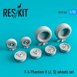 RESKIT RS72-0066 1/72 F-4 Phantom II (J, S) wheels set