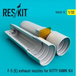 RESKIT RSU32-0012 1/32 F-5 (E) exhaust nozzles for KITTY HAWK Kit
