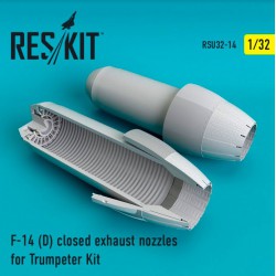RESKIT RSU32-0014 1/32 F-14 (D) closed exhaust nozzles for Trumpeter Kit