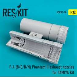 RESKIT RSU32-0040 1/32 F-4 (B/C/D/N) Phantom exhaust nozzles for TAMIYA Kit