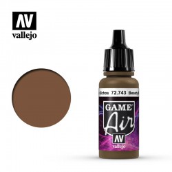 VALLEJO 72.743 Game Air Beasty Brown Color 17 ml.