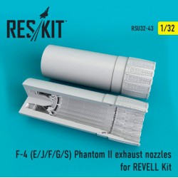 RESKIT RSU32-0043 1/32 F-4 (E/J/F/G/S) Phantom II exhaust nozzles for REVELL Kit