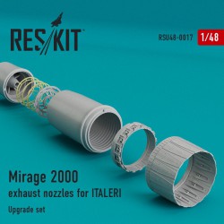 RESKIT RSU48-0017 1/48 Mirage 2000 exhaust nozzles ITALERI /KINETIC