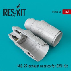 RESKIT RSU48-0053 1/48 MiG-29 exhaust nozzles for GWH Kit