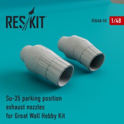 RESKIT RSU48-0055 1/48 Su-35 parking position exhaust nozzles