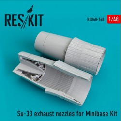 RESKIT RSU48-0148 1/48 Su-33 exhaust nozzles for Minibase Kit