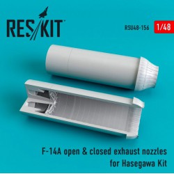 RESKIT RSU48-0156 1/48 F-14A open & closed exhaust nozzles for Hasegawa Kit