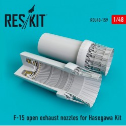 RESKIT RSU48-0159 1/48 F-15 open exhaust nozzles for Hasegawa Kit