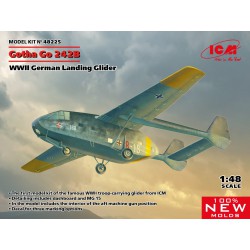 ICM 48225 1/48 Gotha Go 242B, WWII German Landing Glider (100% new molds)