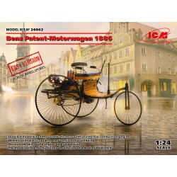 ICM 24042 1/24 Benz Patent-Motorwagen 1886 (EASY version  plastic wheel-spokes)
