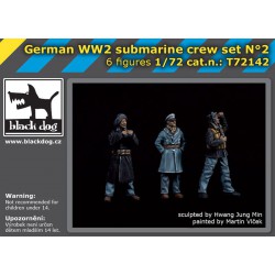 BLACK DOG T72142 1/72 German WW II submarine crew set N2