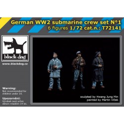 BLACK DOG T72141 1/72 German WW II submarine crew set N1