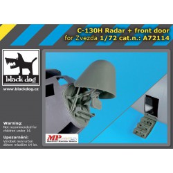 BLACK DOG A72114 1/72 C-130H Hercules radar+front door