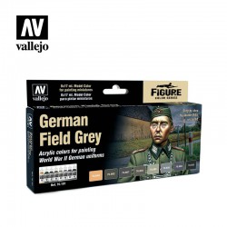 VALLEJO 70.181 Model Color Set German Field Grey Uniform (8) by Jaume Ortiz Uniforms 17 ml.