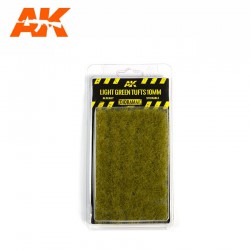 AK INTERACTIVE AK8127 Light green tufts 10mm