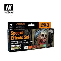 VALLEJO 72.213 Game Color Set Special Effects (8) Effects 17 ml.