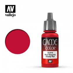VALLEJO 72.010 Game Color Bloody Red Color 17 ml.