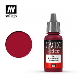 VALLEJO 72.012 Game Color Scarlett Red Color 17 ml.