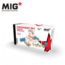 MIG PRODUCTIONS MP35-104 1/35 CHECKPOINT SET MODERN CONFLICTS