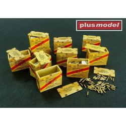 PLUSMODEL AL3004 1/32 US ammunition boxes for cartridges in boxes