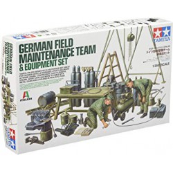 TAMIYA 37023 1/35 German Field Maintenance Team & Equipment Set w/2 figures