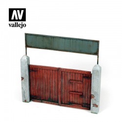 VALLEJO SC006 SCENICS Village Gate 15x15 cm