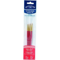 WINSOR & NEWTON 5296701 Set of 3 Brushes