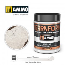 AMMO BY MIG A.MIG-2180 TERRAFORM Wall Whitewashing 100 ml.