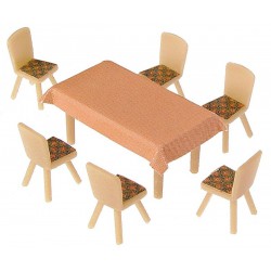 FALLER 180442 HO 1/87 4 Tables et 24 Chaises