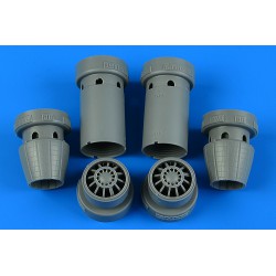 AIRES 4861 1/48 F/A-18E/F Super Hornet exhaust nozzles - opened