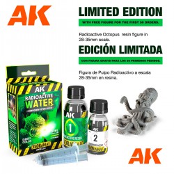 AK INTERACTIVE AK8232 RESIN RADIOACTIVE WATER – 2 COMPONENTS EPOXY RESIN 180ML