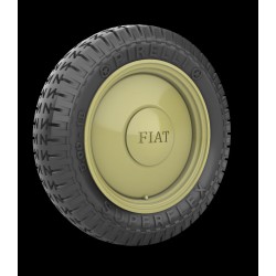 PANZER ART RE35-735 1/35 Fiat 508 Road wheels (Crosscountry)